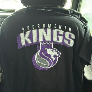 Sacramento Kings Black and Purple Tee